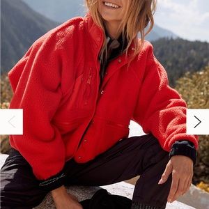 Classic Free People Hit the Slopes fleece jacket